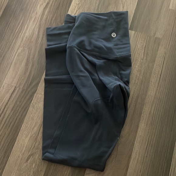 Lululemon aligns, blue, size 2, 28” - Picture 2 of 4